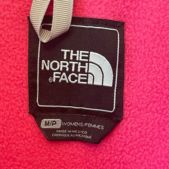 The North Face Denali Full Zip Fleece Jacket With Zip Pockets Size M Pink - Picture 7 of 12